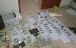 ضبط معملاً لتزييف العملات - طولكرم