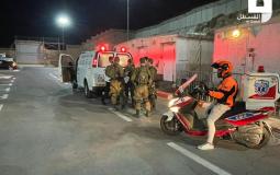 عملية إطلاق نار على حاجز قلنديا شمال القدس