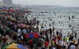السباحة في بحر قطاع غزة