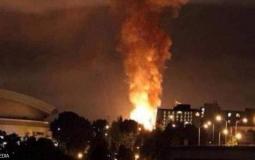 الانفجار في المنطقة الثالثة بالعاصمة طهران