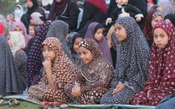 أداء صلاة عيد الأضحى في غزة