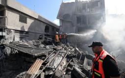 انفجار سوق الزاوية وسط غزة بالأمس