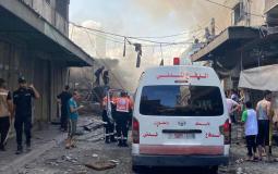 إنفجار في سوق الزاوية بمدينة غزة