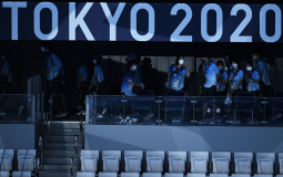 احدى الفرق الرياضية المشاركة في بطولة أولمبياد طوكيو 2020