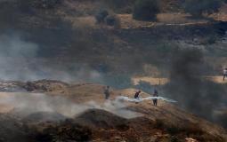 قوات الاحتلال تعتدي على المواطنين بجبل صبيح في نابلس