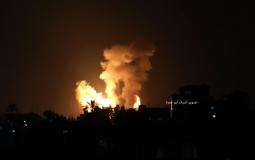قصف عنيف استهدف محافظة خانيونس الليلة