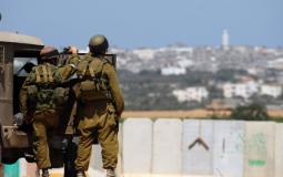 دورية للجيش الاسرائيلي على حدود قطاع غزة