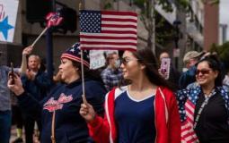 تظاهرة في امريكا ضد اسرائيل