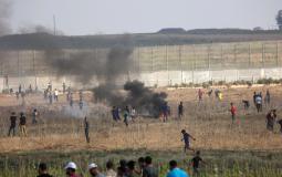 مسيرات غزة يوم أمس على الحدود الشرقية للقطاع