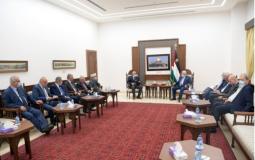 الرئيس عباس يستقبل وفد النوايا الحسنة لإنهاء الانقسام