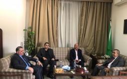 لقاء أبو هولي مع الأمين العام المساعد لجامعة الدول العربية