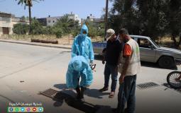 بلدية عبسان الكبيرة تطلق حملة تفتيش لشبكة عبارات مياه الامطار