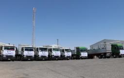 الأردن تسير قافلة مساعدات الى غزة