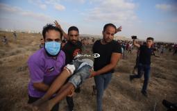 اصابة فلسطيني برصاص الاحتلال شرق غزة