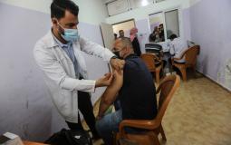 التطعيم ضد كورونا في غزة