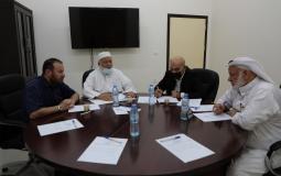 لجنة الداخلية بالتشريعي تعقد اجتماعاً دورياً لمناقشة عدة قضايا