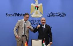 توقيع إتفاقية تعاون مشترك بين  الحكومتين الفلسطينية والألمانية