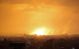قصف اسرائيلي على قطاع غزة - ارشيف