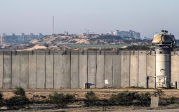 جدار اسمنتي على طول حدود غزة