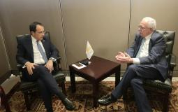 المالكي مع وزير خارجية قبرص