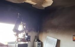 اندلاع حريق داخل منزل في مدينة ام الفحم