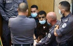 الأسير زكريا الزبيدي في محكمة الناصرة - ارشيف