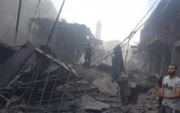 انفجار سوق غزة