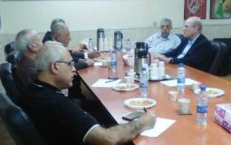 اجتماع بين الديمقراطية والقيادة الفلسطينية لحزب البعث