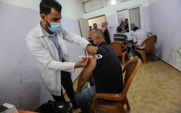 حملة تطعيم ضد كورونا في غزة