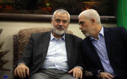 إسماعيل هنية ويحيى السنوار على رأس وفد حماس المتواجد في القاهرة