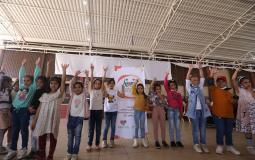 مشروع الدعم النفسي للأطفال في غزة.