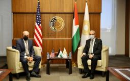 لقاء محافظ سلطة النقد مع نائب مساعد وزير الخارجية الأمريكي