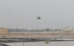 عمليات انقاض في سلطنة عمان بسبب اعصار شاهين