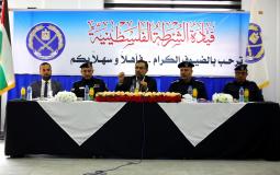 اجتماع مع قيادة شرطة المرور والنجدة في غزة