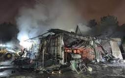 اندلاع حريق هائل في ديمونا