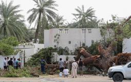أضرار إعصار شاهين في عُمان