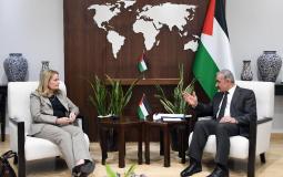 رئيس الوزراء الفلسطيني محمد اشتية يلتقي القنصل البريطاني العام في القدس
