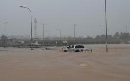 فيضانات بسبب اعصار شاهين في سلطنة عمان