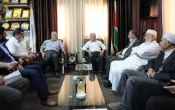 غزة : اللجنة القانونية تستقبل وفدًا من كلية الشريعة والقانون بالجامعة الإسلامية وتزور سلطة الأراضي