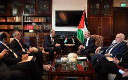 لقاء رئيس الوزراء اشتية مع وزير الخارجية الاردني