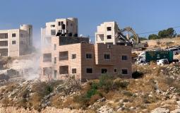 سلطات الاحتلال تهدم منزلا بمنطقة وادي الحمص جنوب القدس