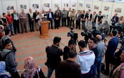 بيت الصحافة تفتتح معرض "حصار الختيار" أبو عمار