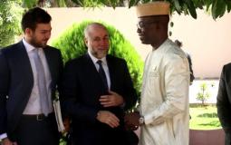 محمود الهباش قاضي قضاة فلسطين يلتقي رئيس البرلمان الانتقالي في مالي