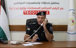 مدير إدارة المرور والنجدة بالشرطة العميد تامر شحادة