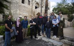 وفد من اليونسكو يزور مواقع أثرية في غزة