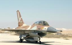 طائرة إف 16 اسرائيلية حربية