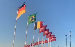 رفع أعلام المنتخبات المتأهلة إلى مونديال قطر