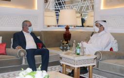 حسين الشيخ يلتقي نائب رئيس الوزراء القطري في الدوحة