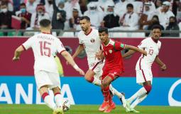 مباراة منتخب عمان ضد قطر في كاس العرب