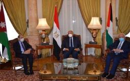 وزراء خارجية مصر والأردن وفلسطين اجتمعوا في القاهرة - أرشيف